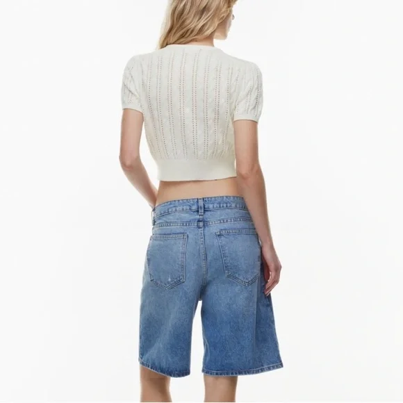 ARITZIA WILFRED Fey Cardigan in Color Oak sz M - Picture 6 of 10